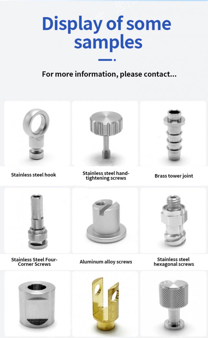 Stainless steel dental polishing tool hardware fitting — precision machined component