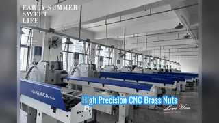 Custom CNC Brass Square Nuts High Precision Auto Parts