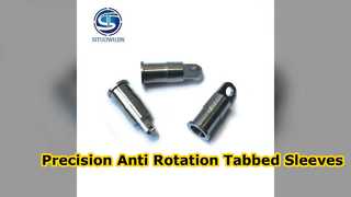 Precision Stainless Steel Tabbed Sleeves for Electronics