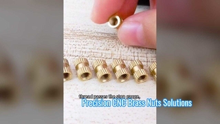 Custom CNC Brass Nuts Precision Fastening Solutions