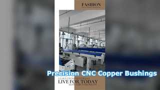 Custom CNC Brass Copper Bushings for Automotive Precision
